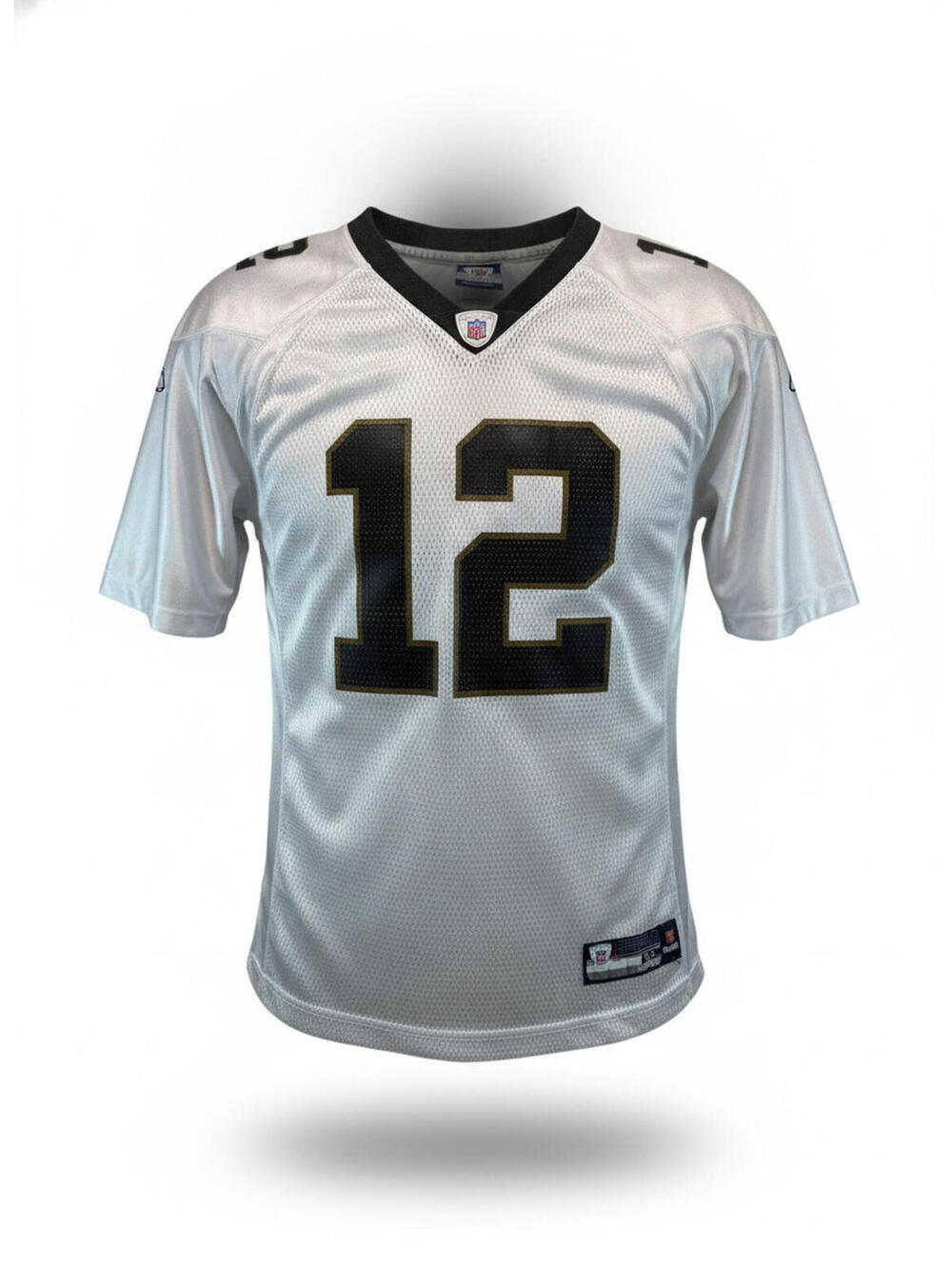 Reebok New Orleans Saints Marques Colston 12 NFL Jersey Youth XL White VGC 2000s